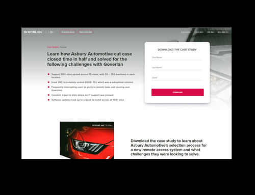 HubSpot Gated Case Studies Section